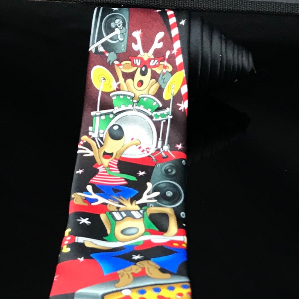 Tie Tales Christmas Holiday Novelty Rock n Roll